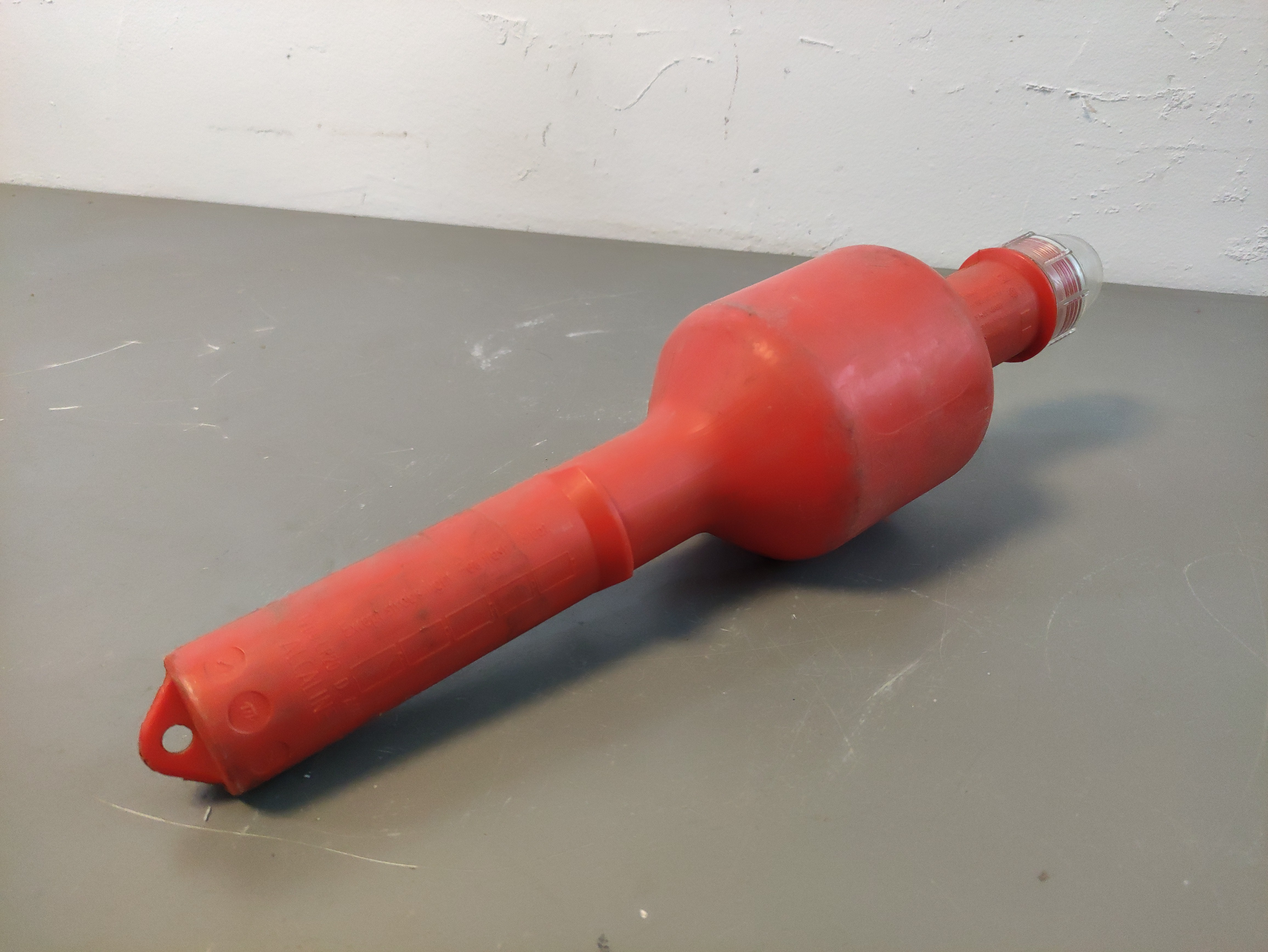 baliza boya nautica salvavidas plast pilas alt 41.5 o10 1u